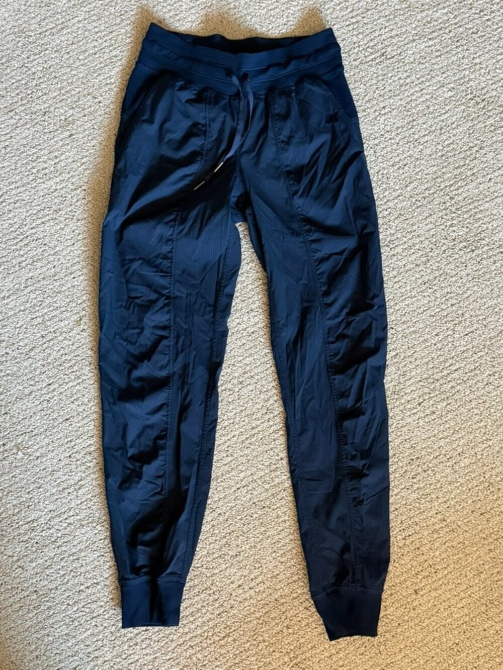 Lululemon (Size 4) True Navy Blue Dance Studio Mid-Rise Jogger